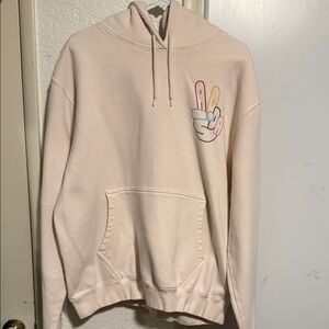 Adidas light pink Hoodie with Logo